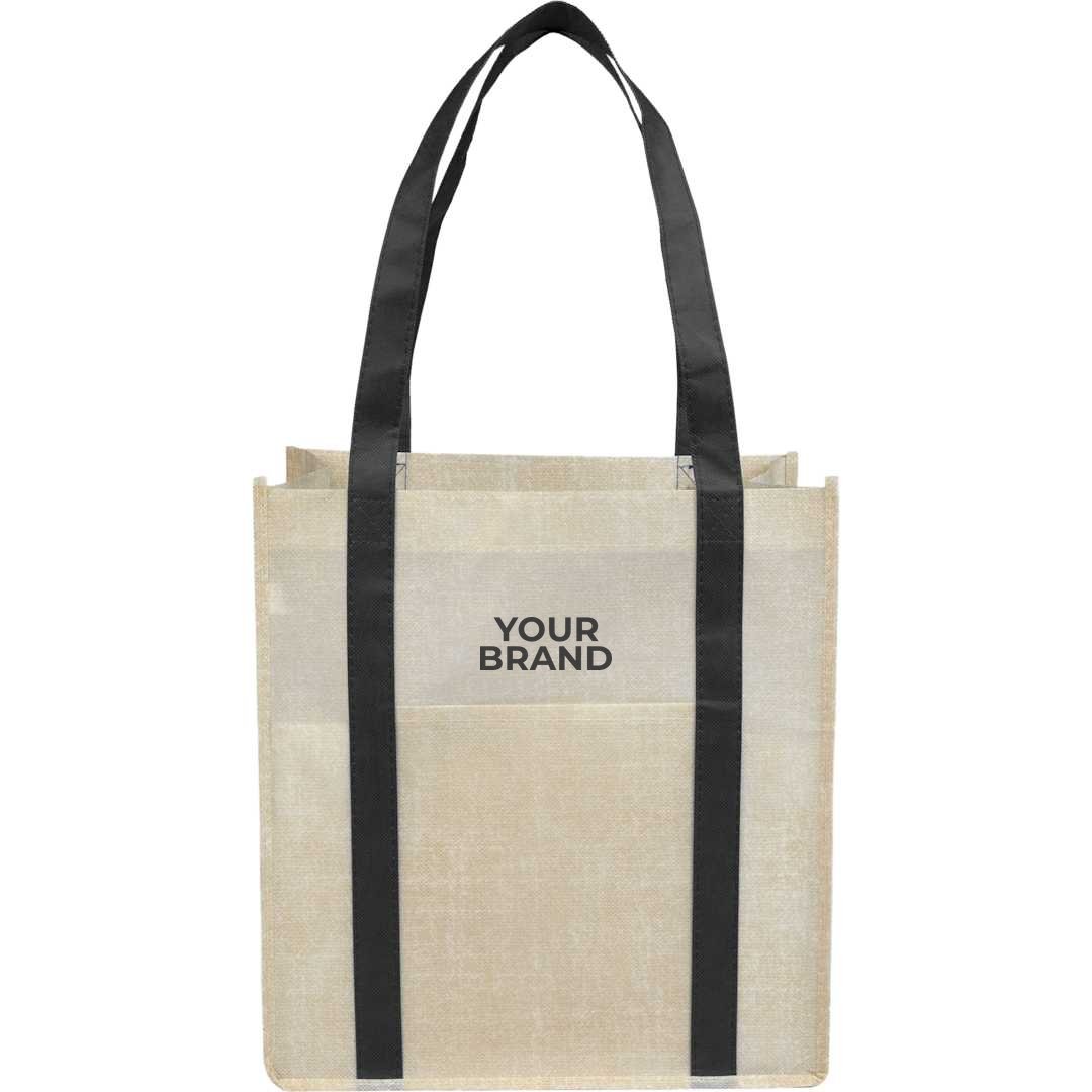 Pluto Recycled Non-Woven Small Grocery Tote