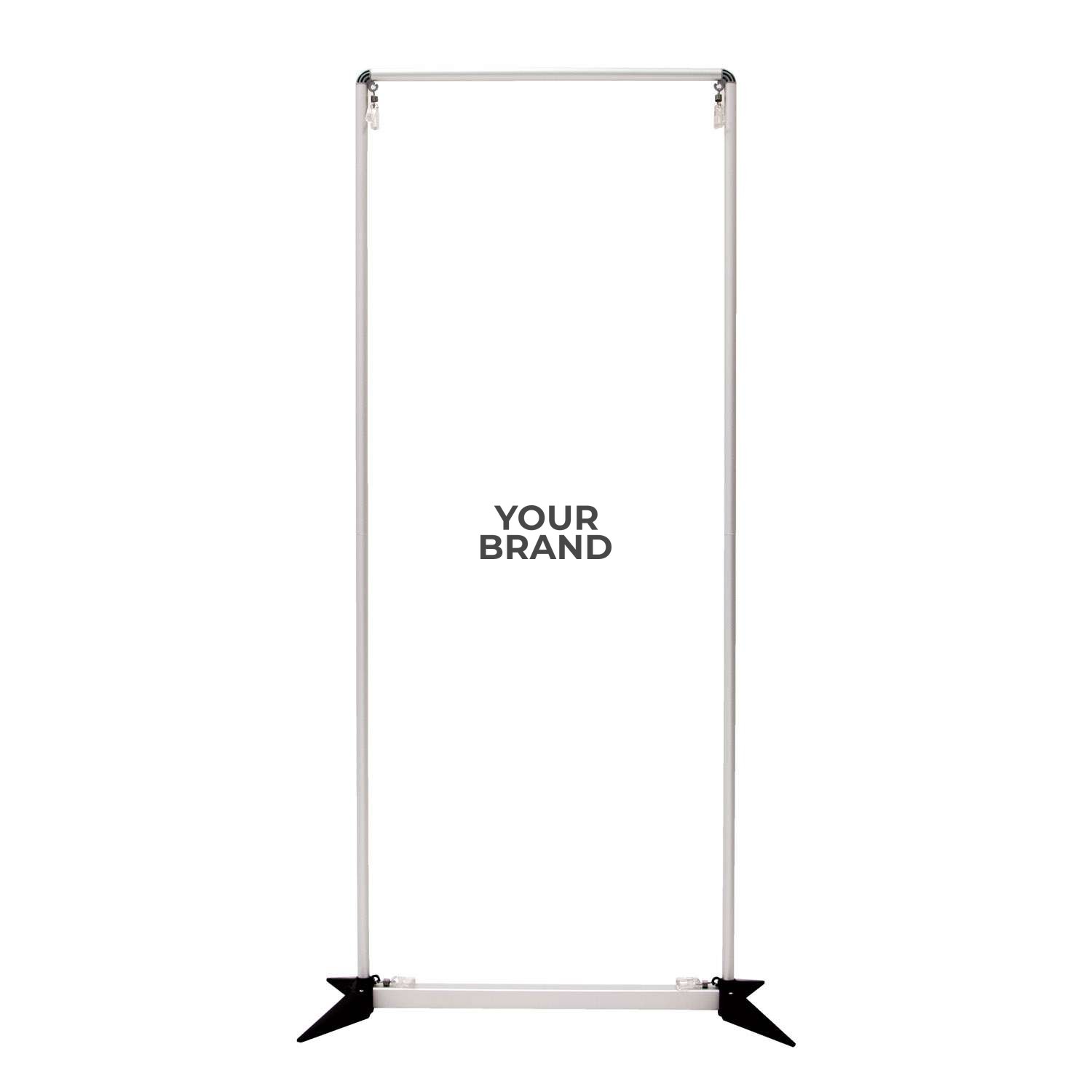 3' FrameWorx Banner Display Kit (Single-Sided, 13 oz. Smooth Vinyl)