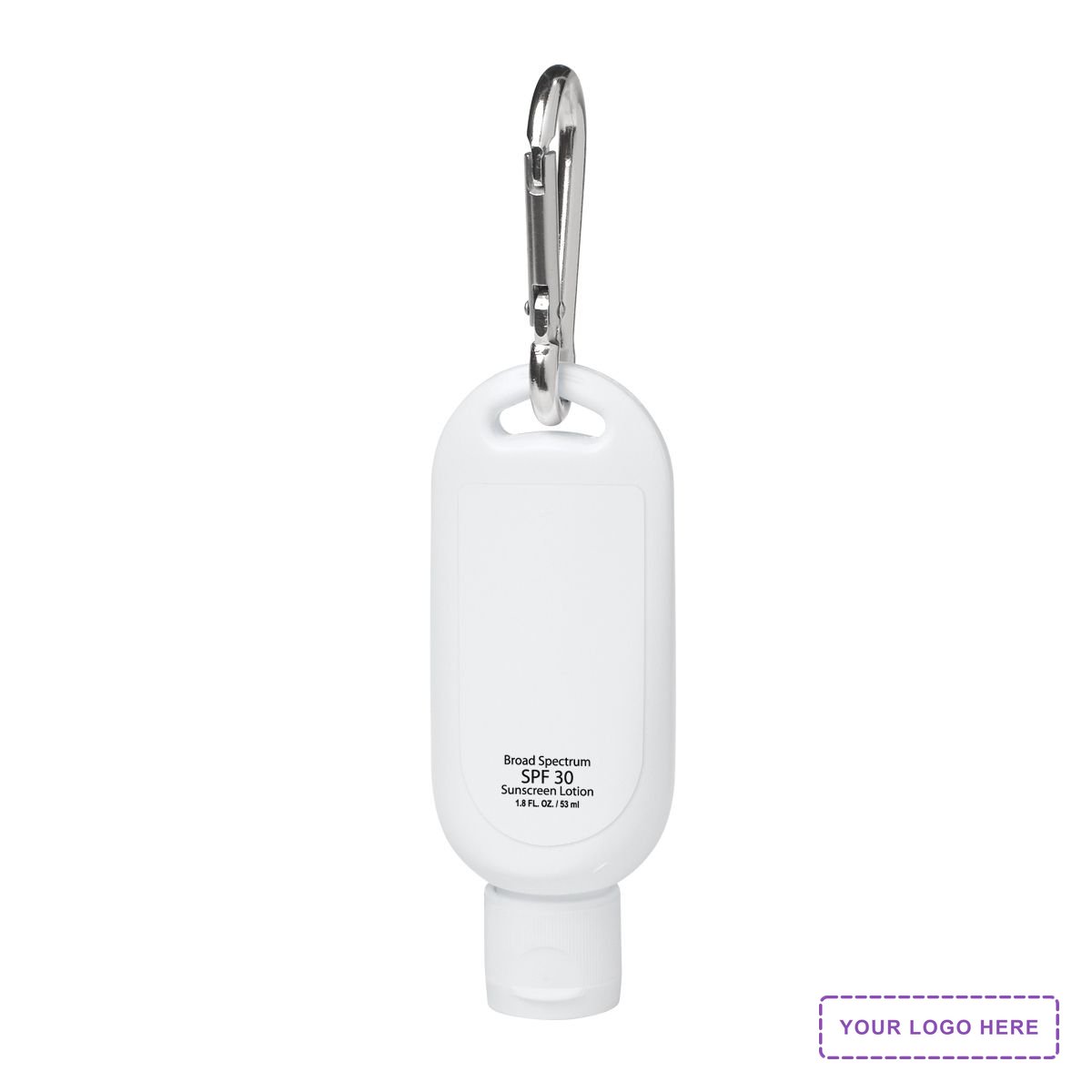 1.8 Oz. SPF 30 Sunscreen With Carabiner