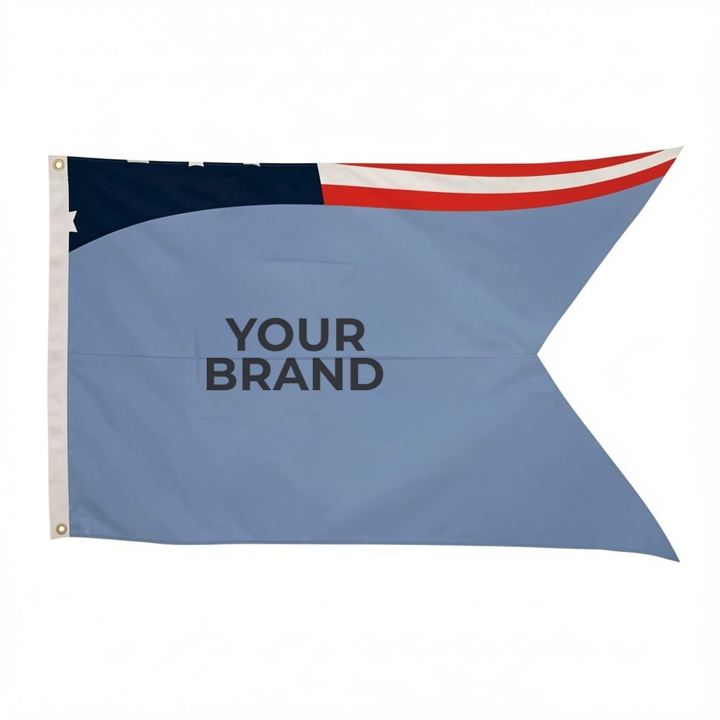 2.5' x 4' Nylon Guidon Flag Single-Sided