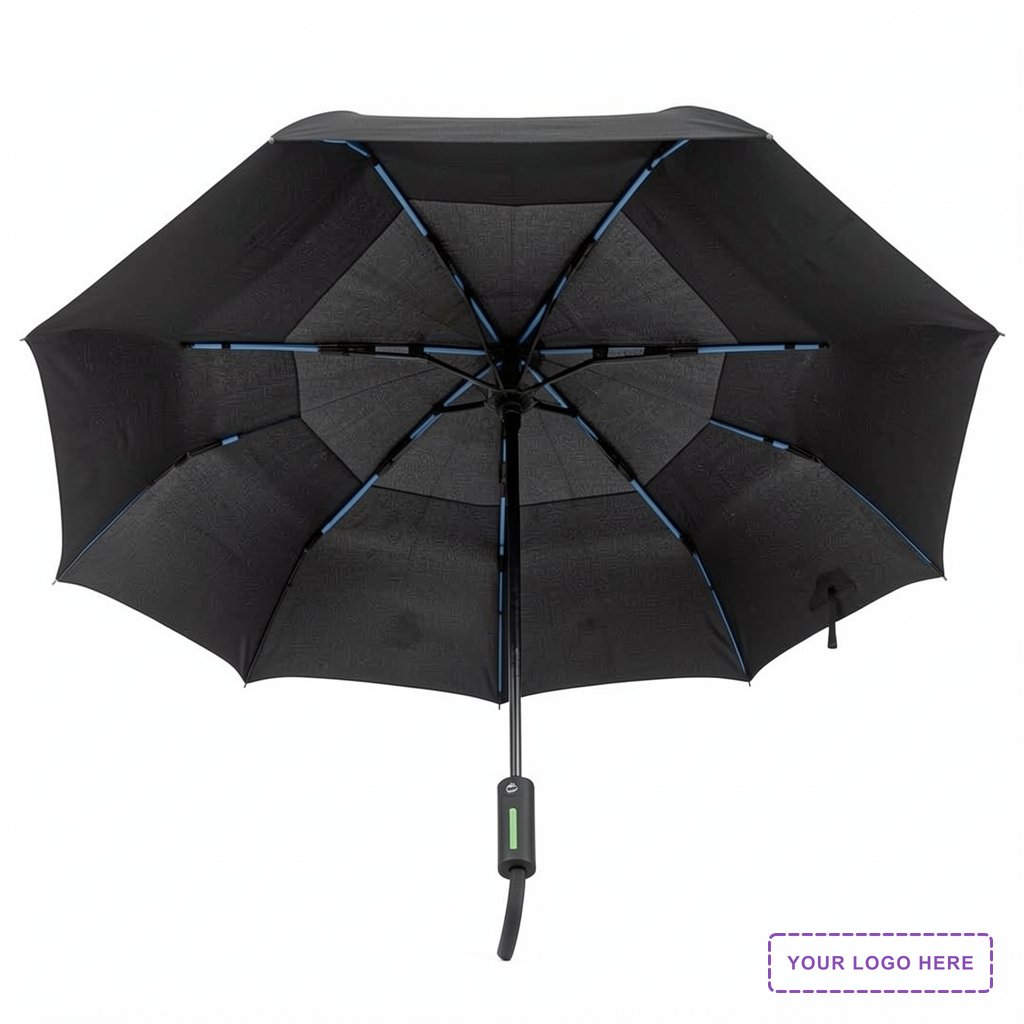 NEW - The Vented Accent Folding Umbrella