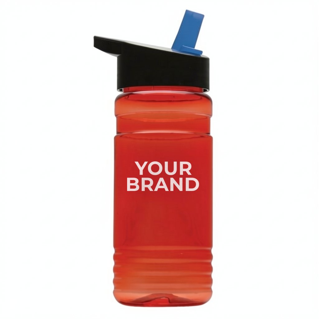Garyline® Groove Tritan® Bottle with Flip-Straw Lid - 20 oz.