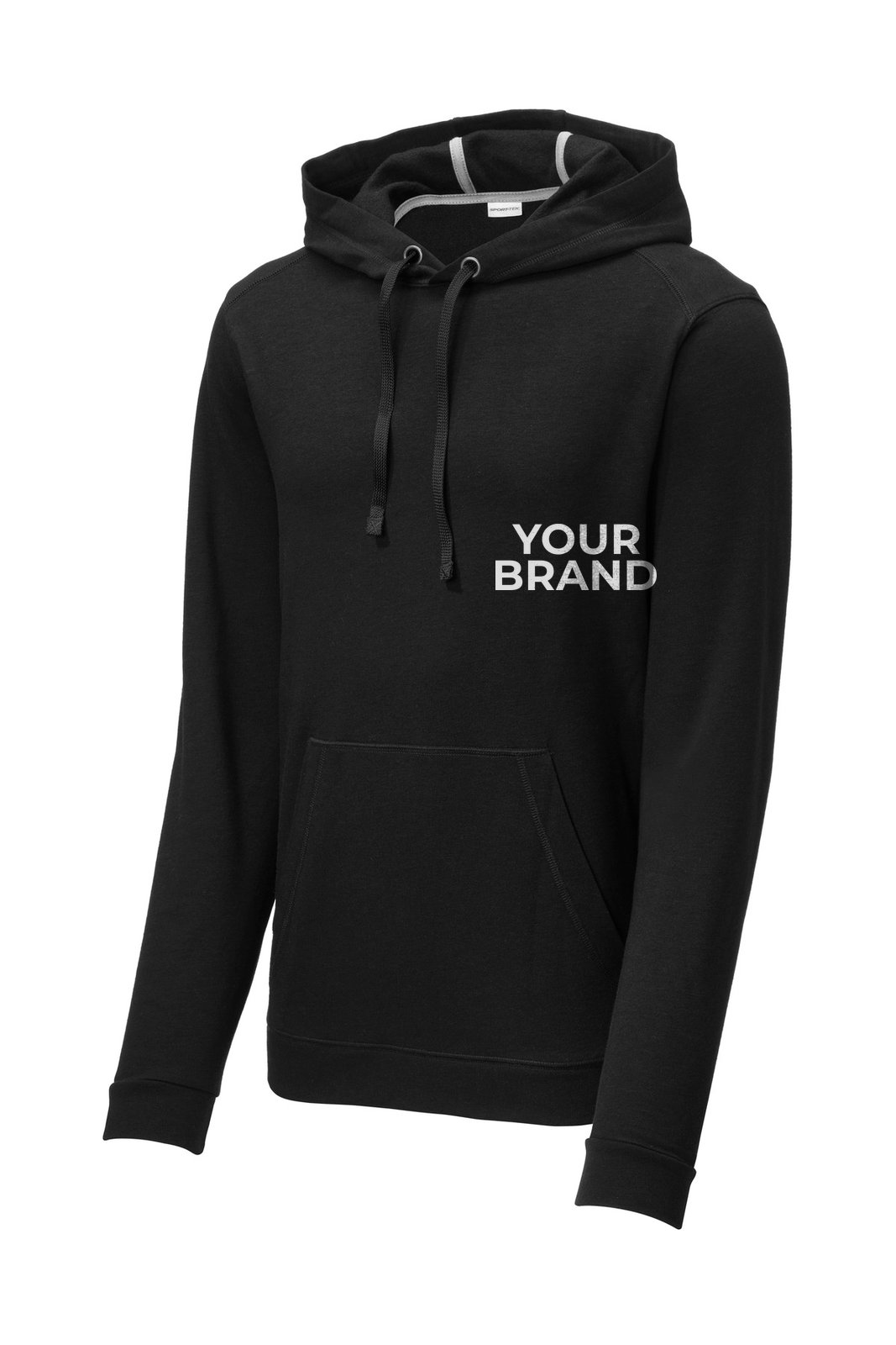Sport-Tek PosiCharge Tri-Blend Wicking Fleece Hooded Pullover. ST296