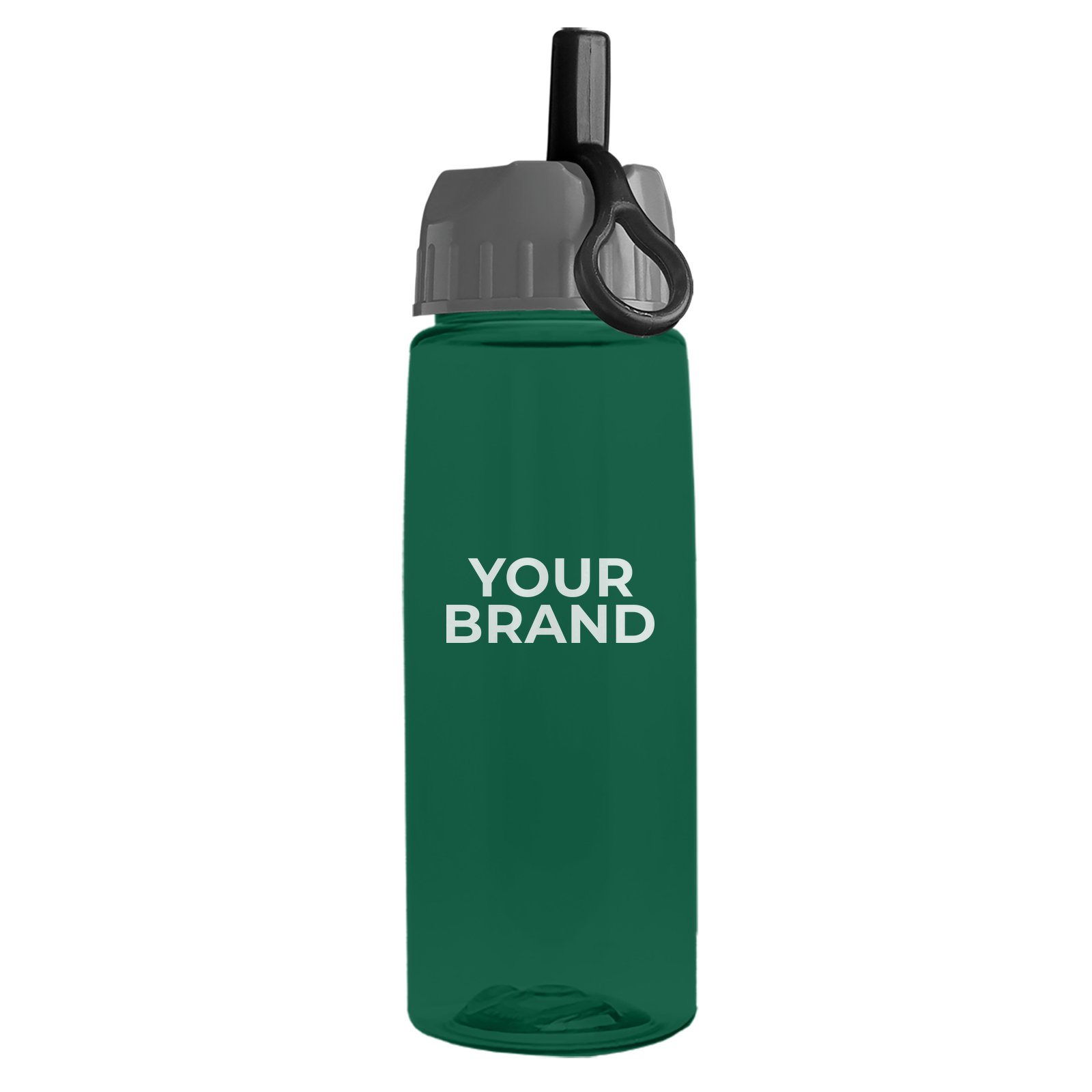 Garyline® Flair Tritan® Bottle with Ring-Straw Lid - 26 oz.