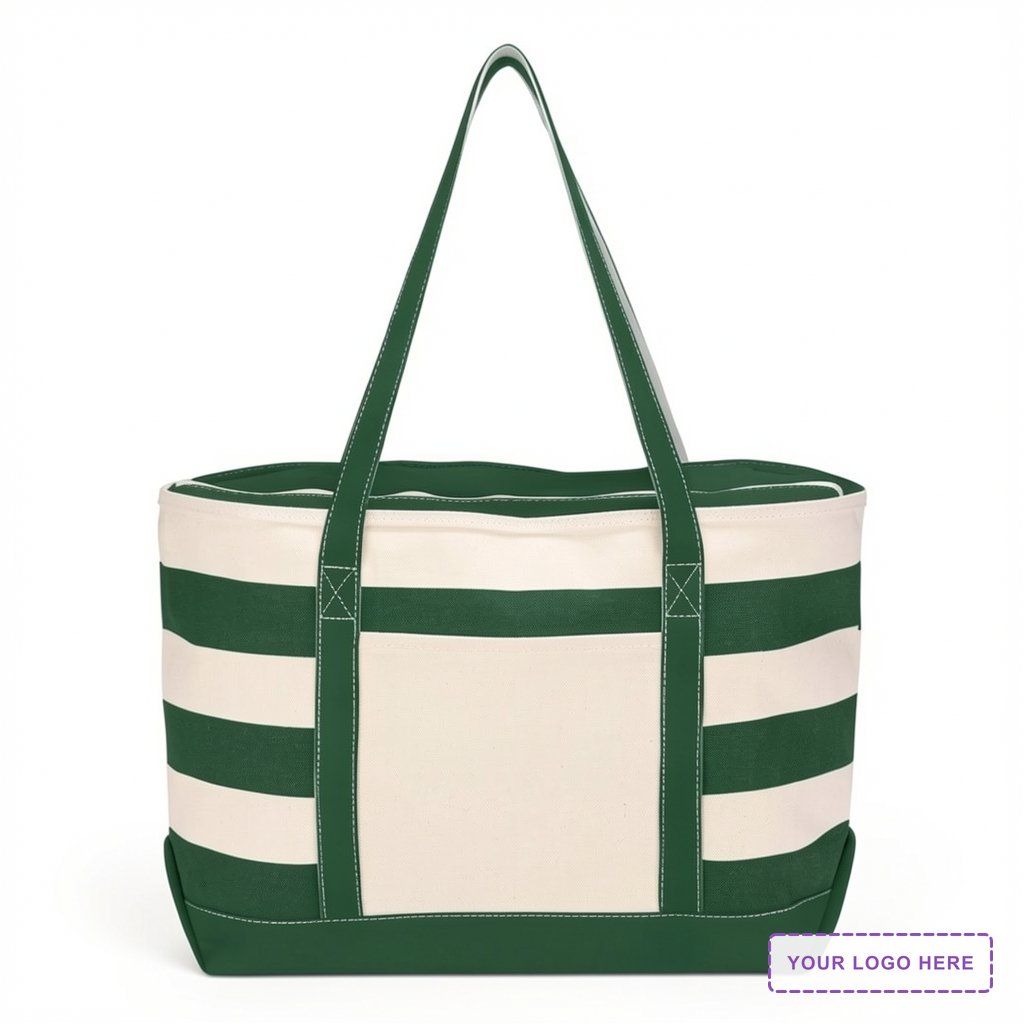 18 Oz. Cotton Canvas Nautical Tote Bag