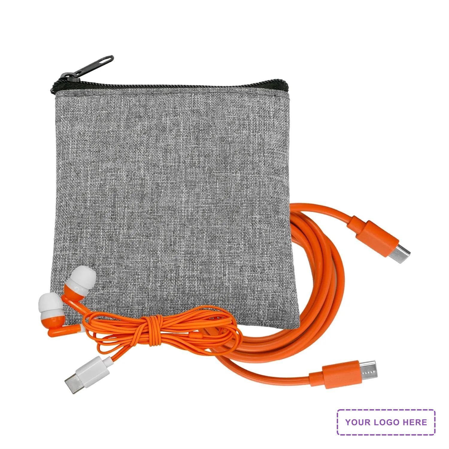 Recycled C to C Cable & Ear Bud Set