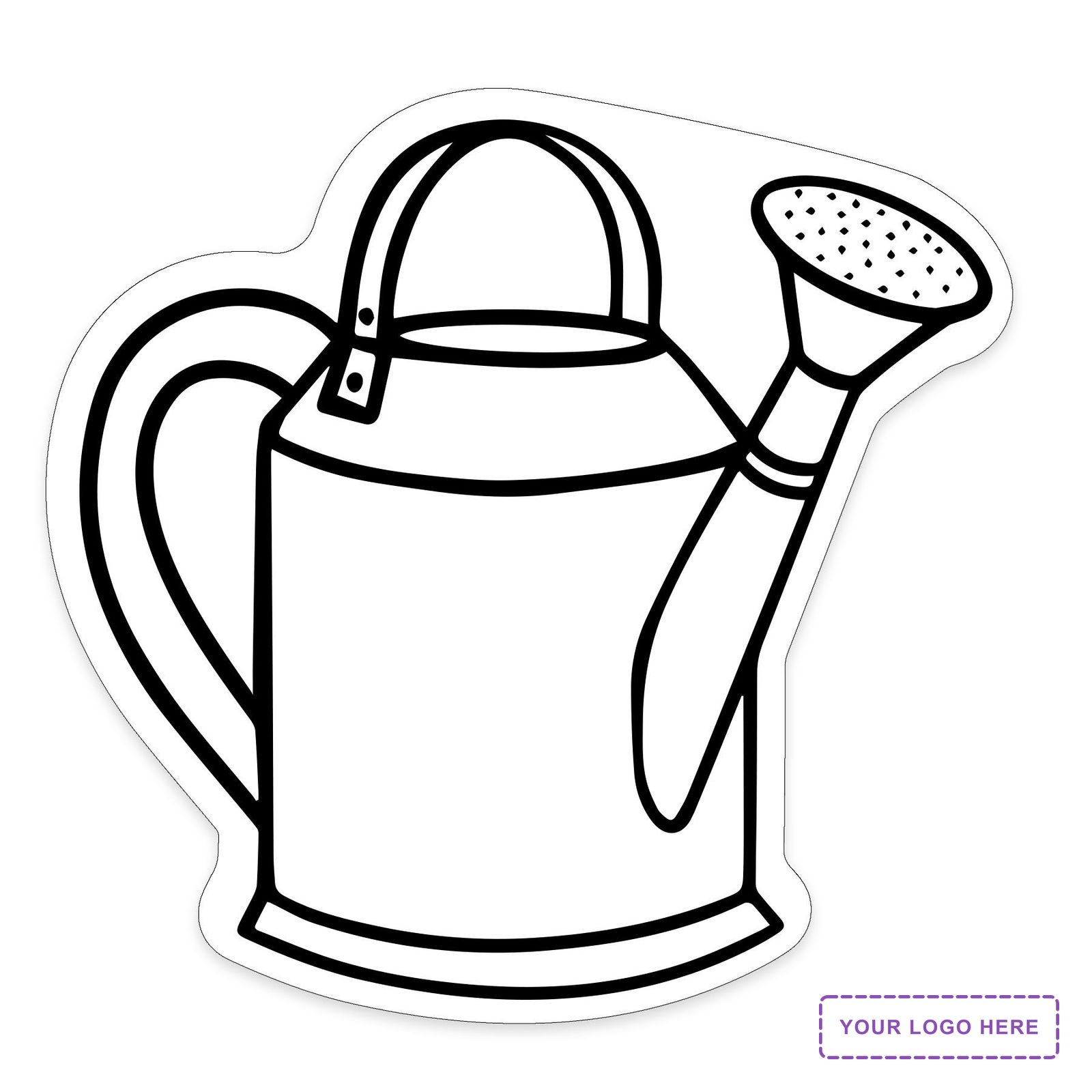 Watering Can Shaped NoteKeeper™ Magnet 20 Mil