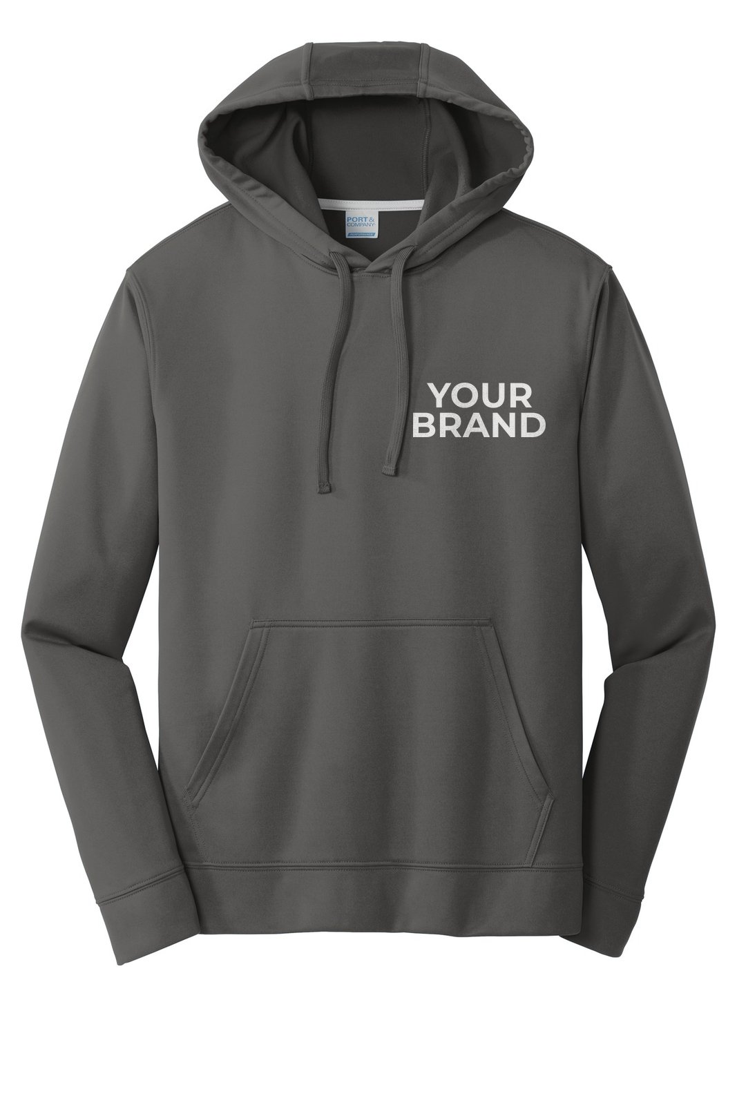Port & Co Performance Fleece Pullover Hooded Sweatshirt. PC590H