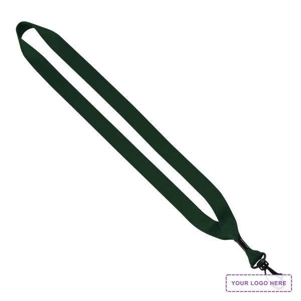 3/4" Polyester Lanyard with Swivel Snap Hook
