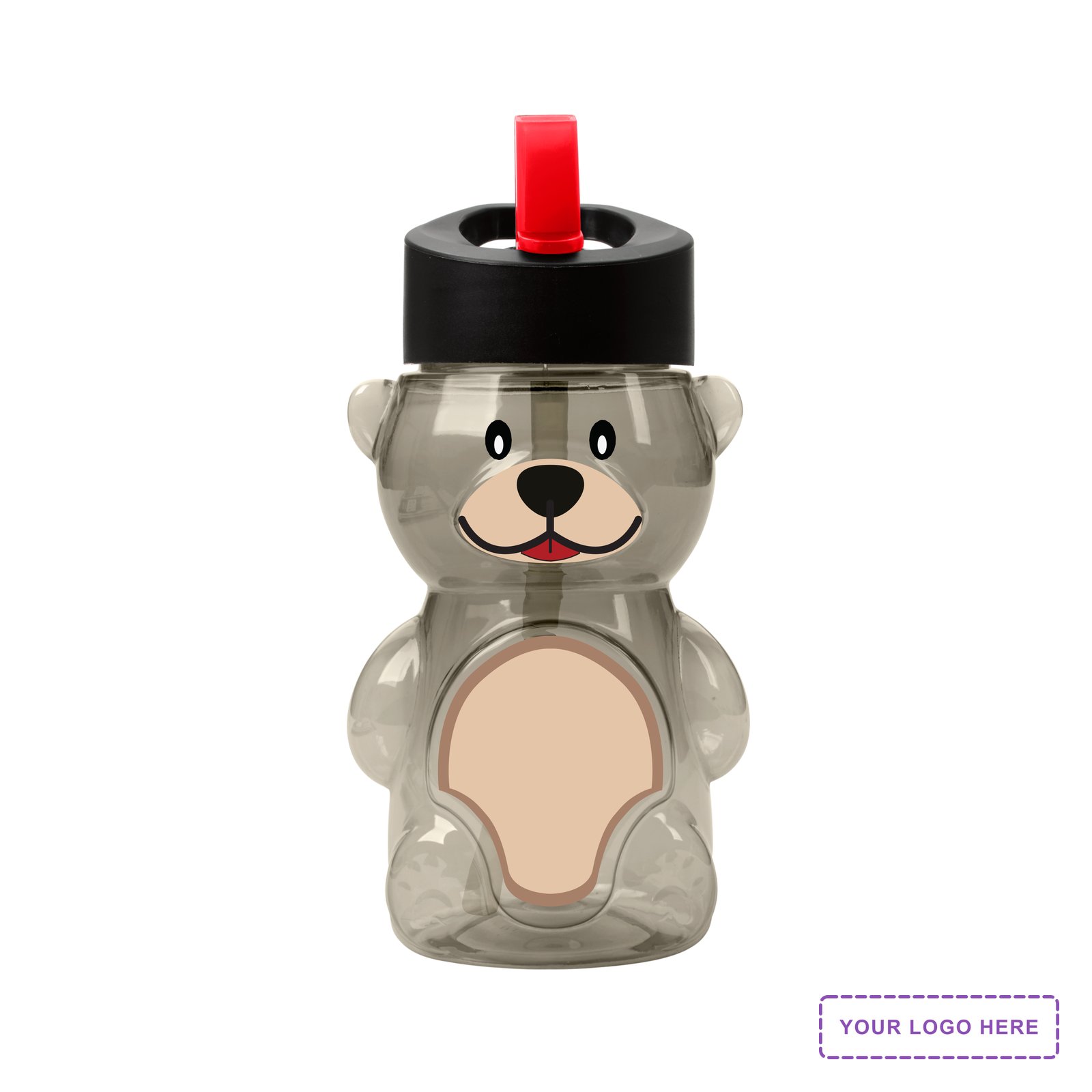 Garyline® Cubbie RPET Bottle with Flip-Straw Lid - 20 oz.