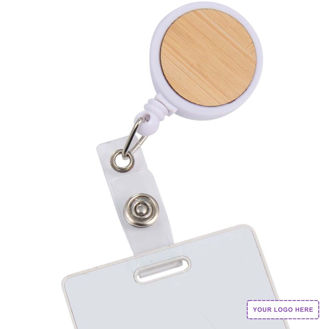 Bamboo Badge Holder