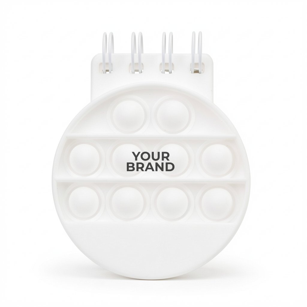 Round Spiral Notebook Push Pop