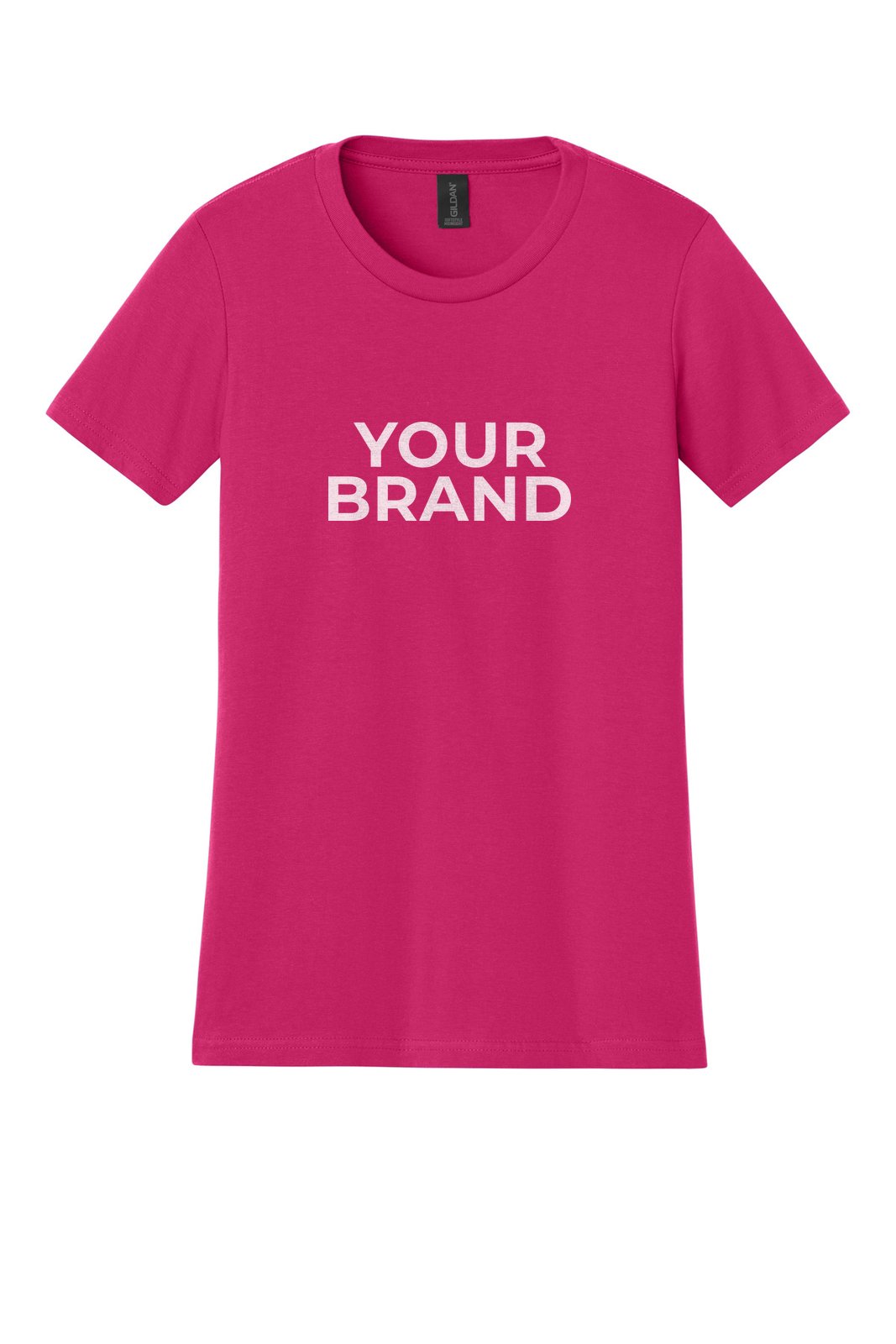 Gildan Women's Softstyle Midweight Tee 65000L · Example of personalization. Yours carries your brand.