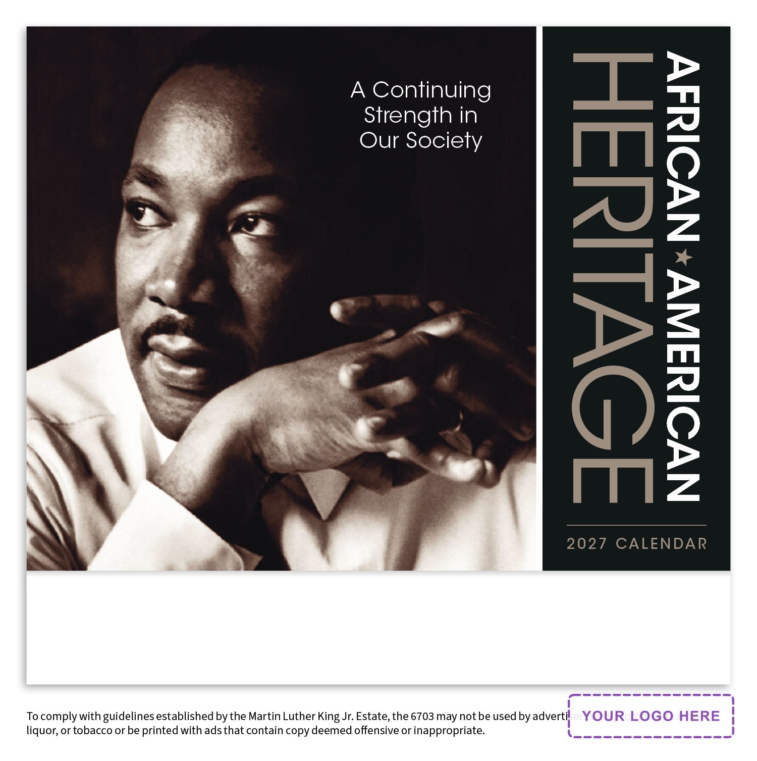 Triumph® Calendars African-American Heritage: Dr. Martin Luther King, Jr. Calendar