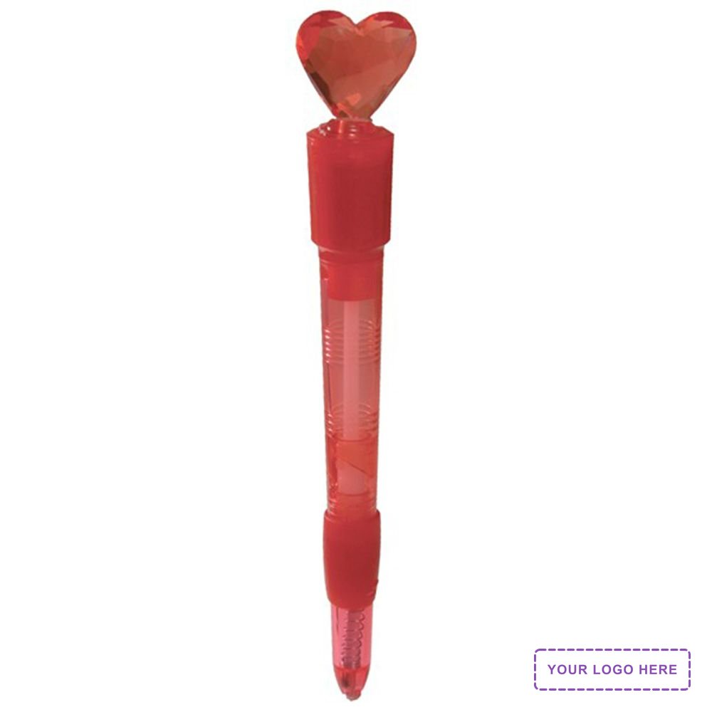 Ballpoint Light Up Heart Pen