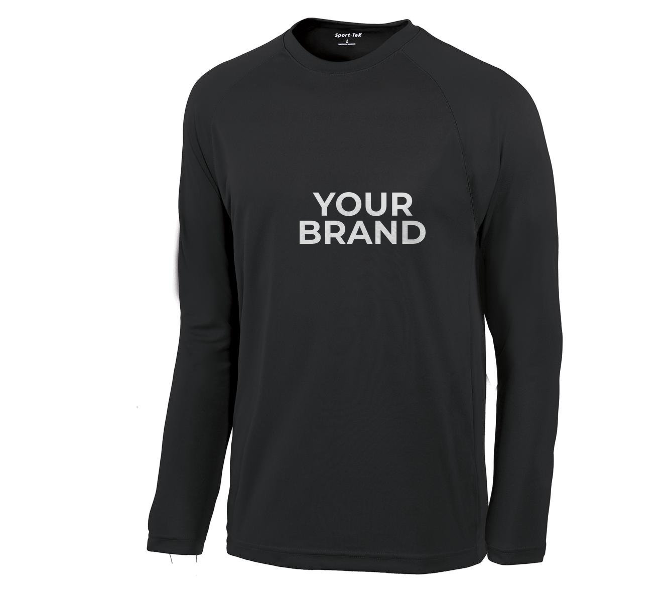 Sport-Tek Dry Zone Long Sleeve Raglan T-Shirt. T473LS · Example of personalization. Yours carries your brand.