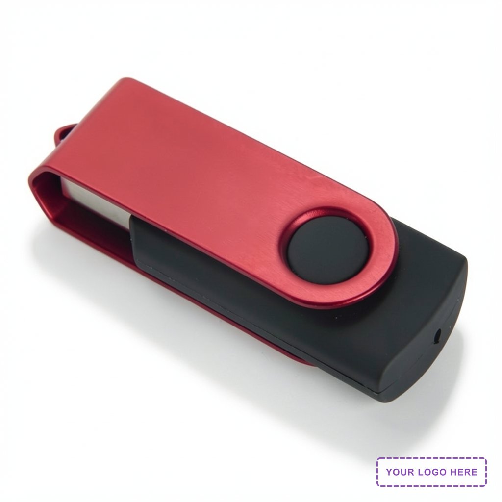 Universal Source® 1 GB Color Accent Folding USB 2.0 Flash Drive