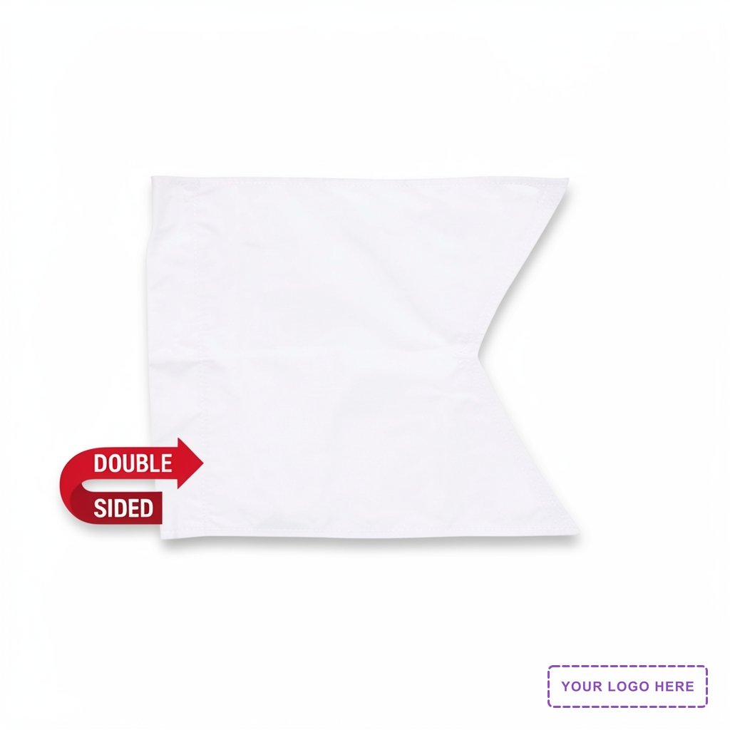 20" x 27.75" Polyester Guidon Flag Double-Sided