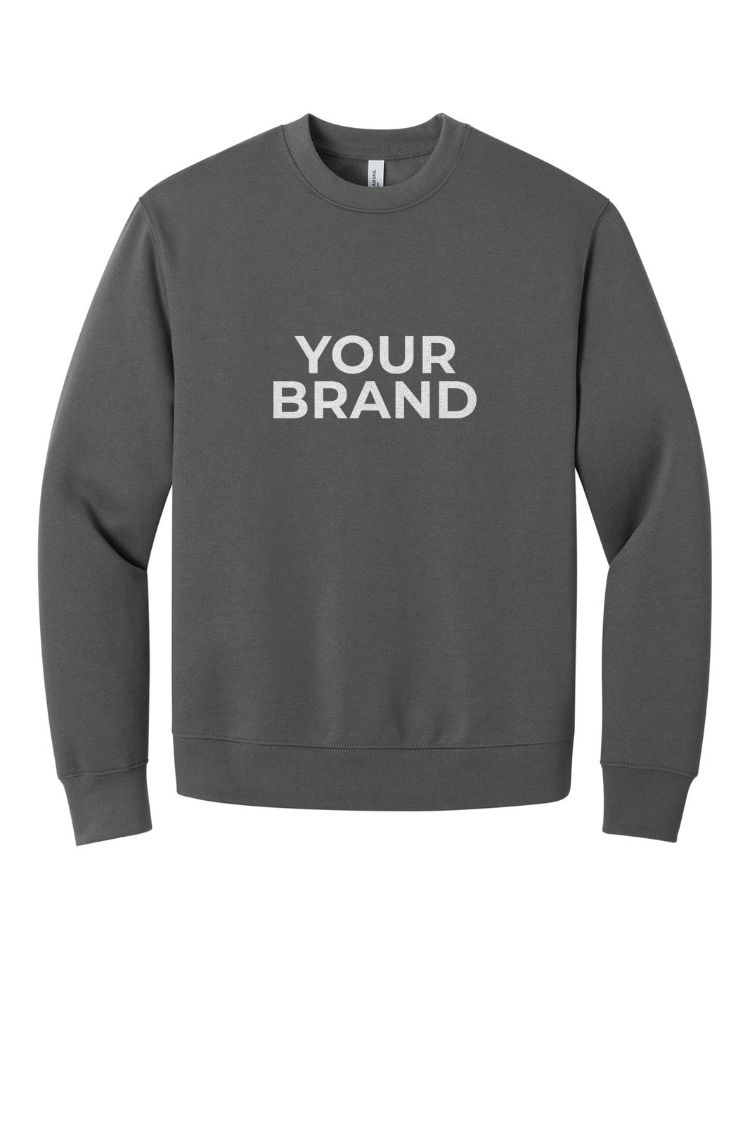 BELLA+CANVAS Unisex 10-Ounce Heavyweight Crewneck Sweatshirt BC4711 · Example of personalization. Yours carries your brand.