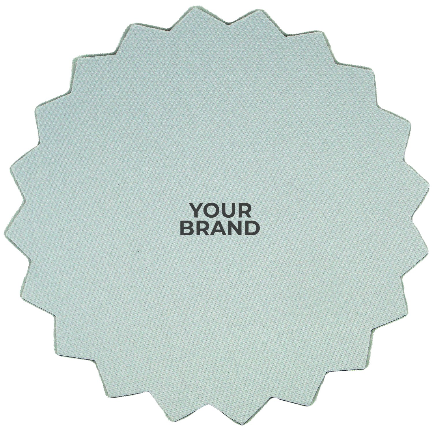 Sunburst Shape Soft Mouse Pad 8"x 8"x 0.125"