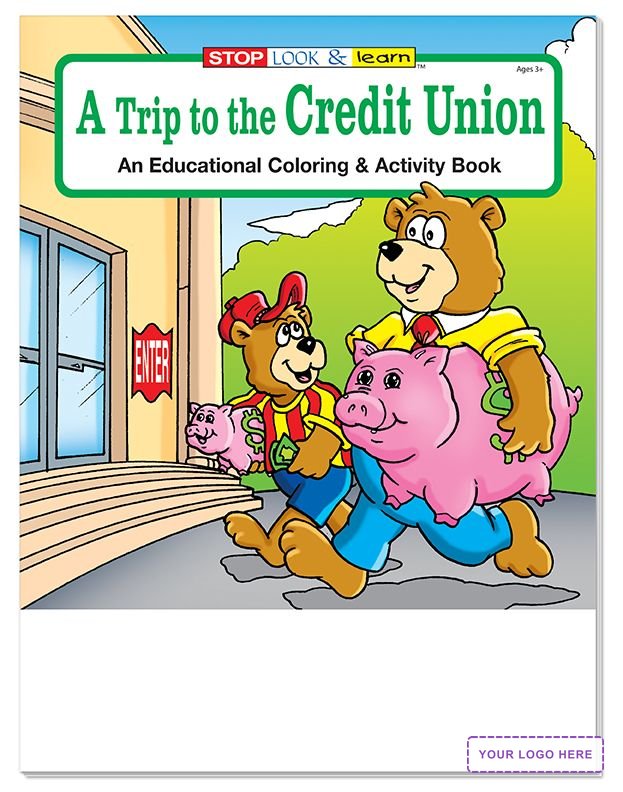 COLORING BOOK - A Trip to the Credit Union Coloring & Activity Book