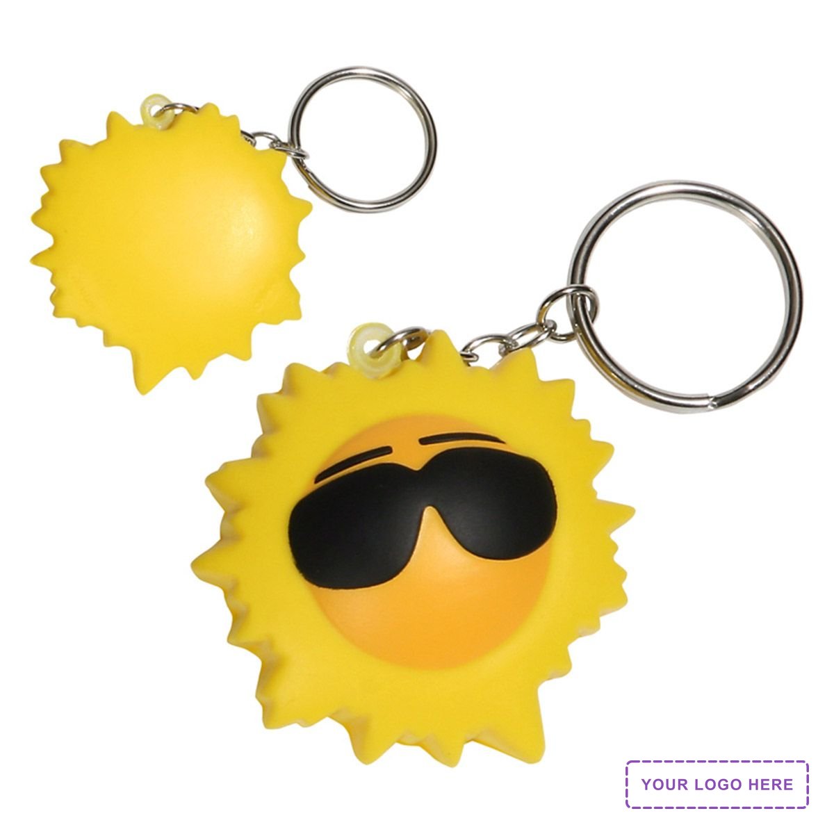 Cool Sun Stress Reliever Key Chain