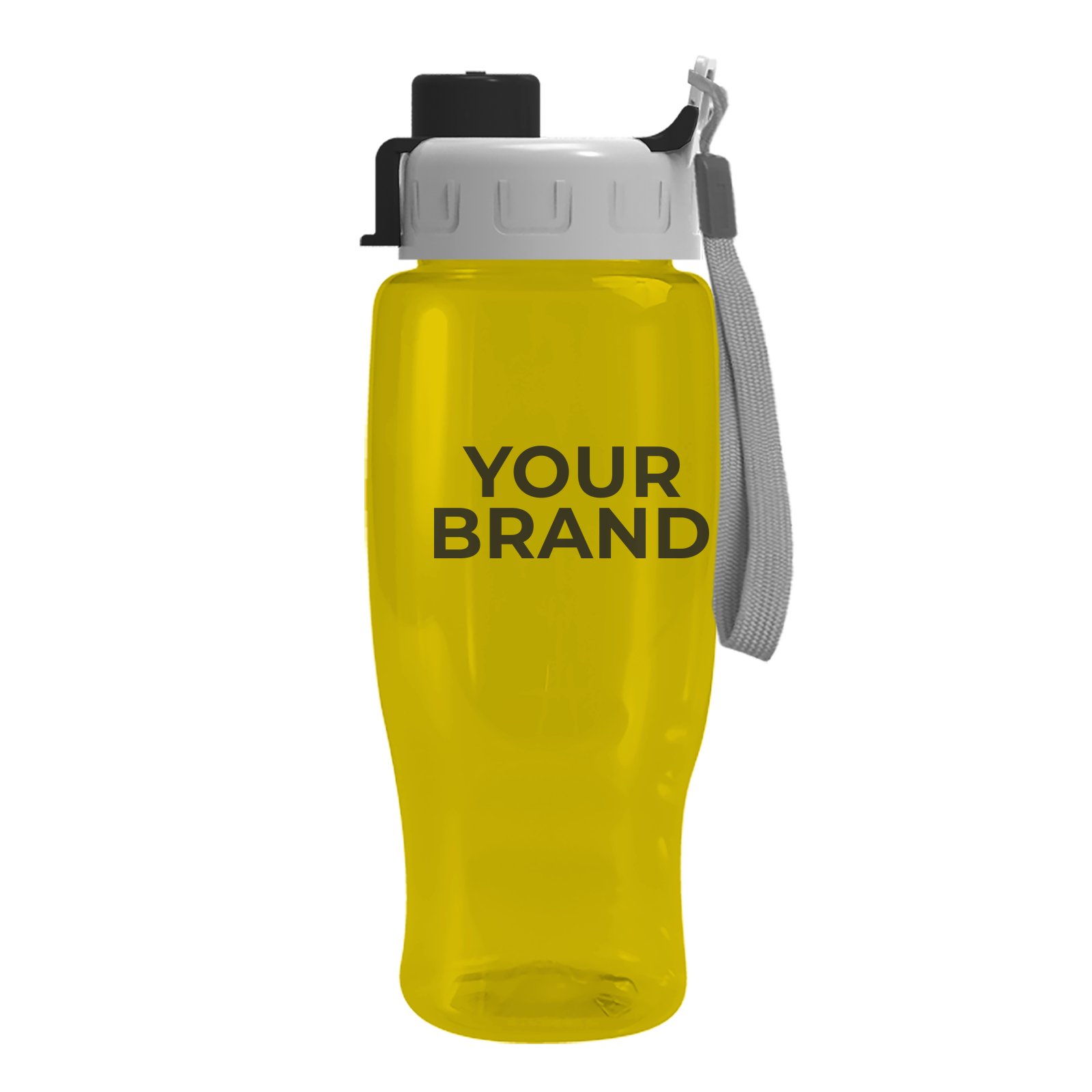 Garyline® Poly+ Recycled Bottle with Quick-Snap Lid - 27 oz.
