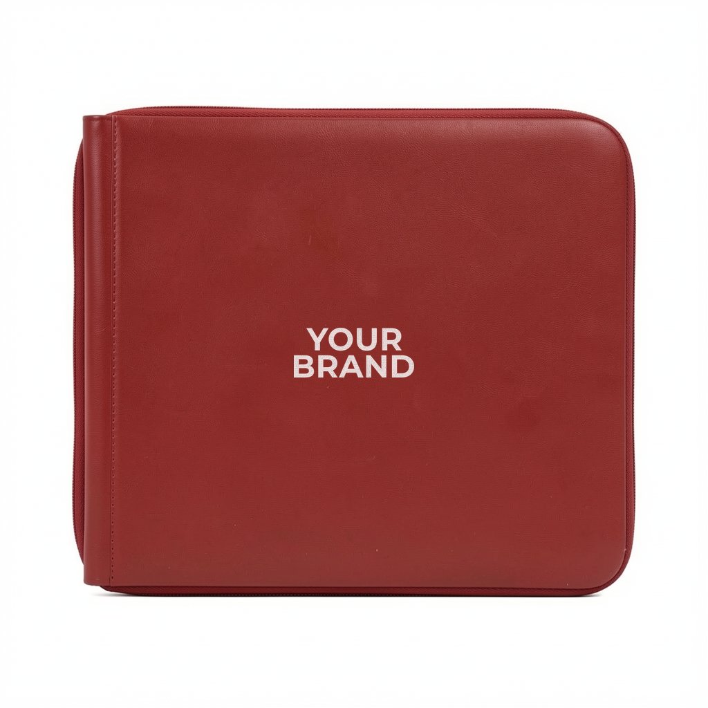 Deluxe Padfolio with Zipper -Orgainizer, Portfolio with Writing Pad(9 Colors)