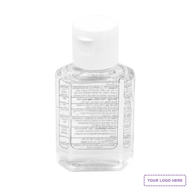 "SanPal" 1.0 oz Compact Hand Sanitizer Antibacterial Gel in Flip-Top Squeeze Bottle
