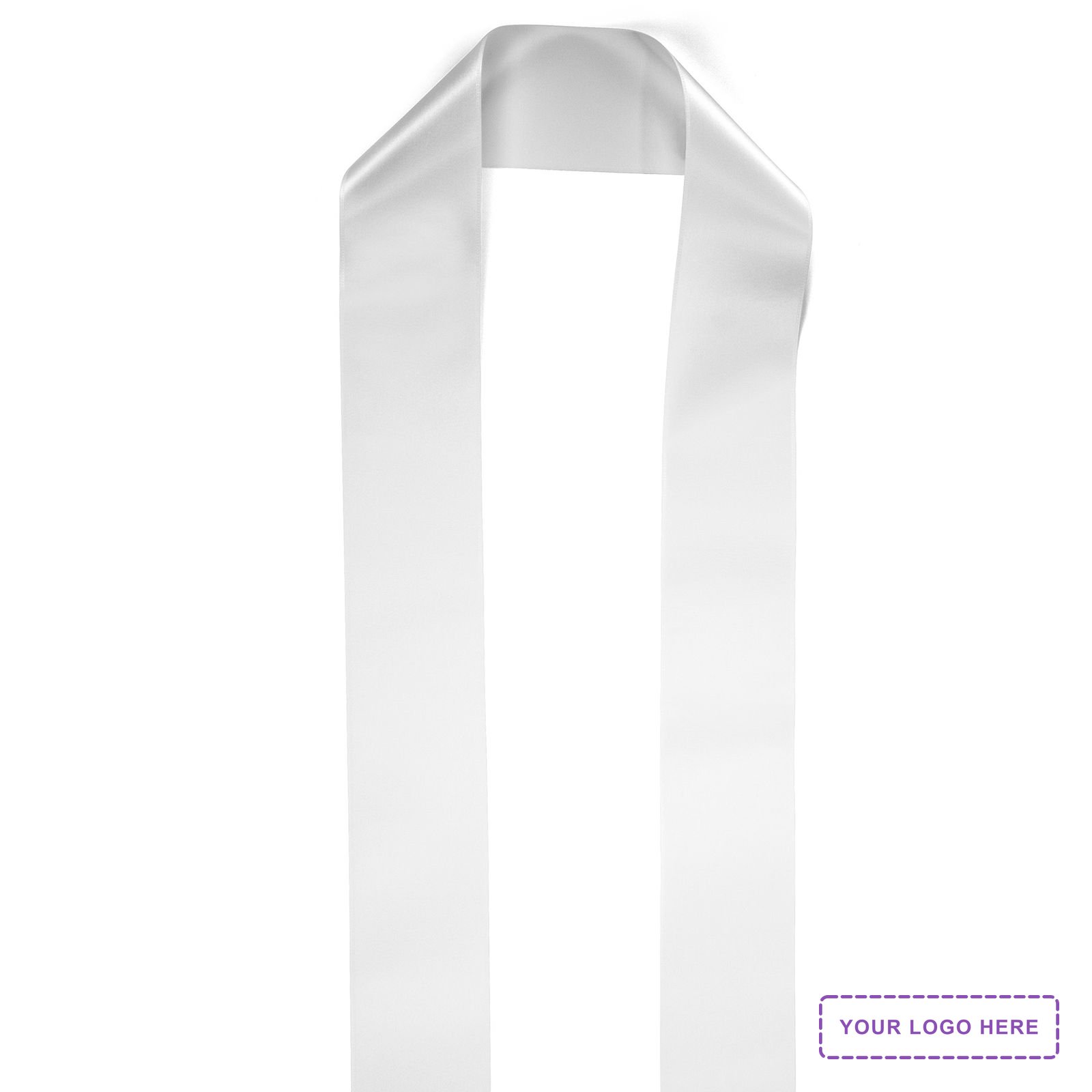 4" Badge Satin Stole - 60" Long - Sublimation