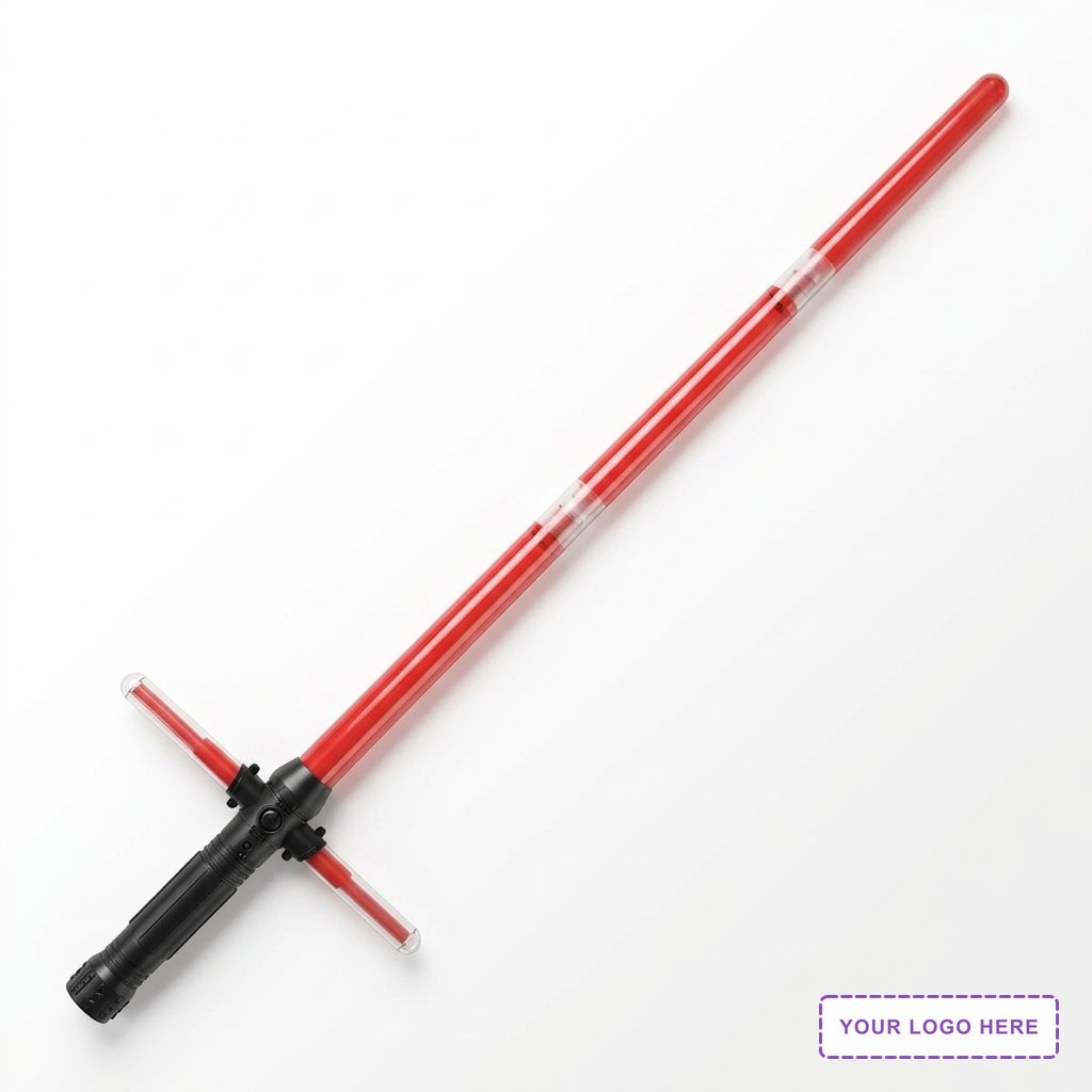 LED Red Cross Saber with Sound, Expandable