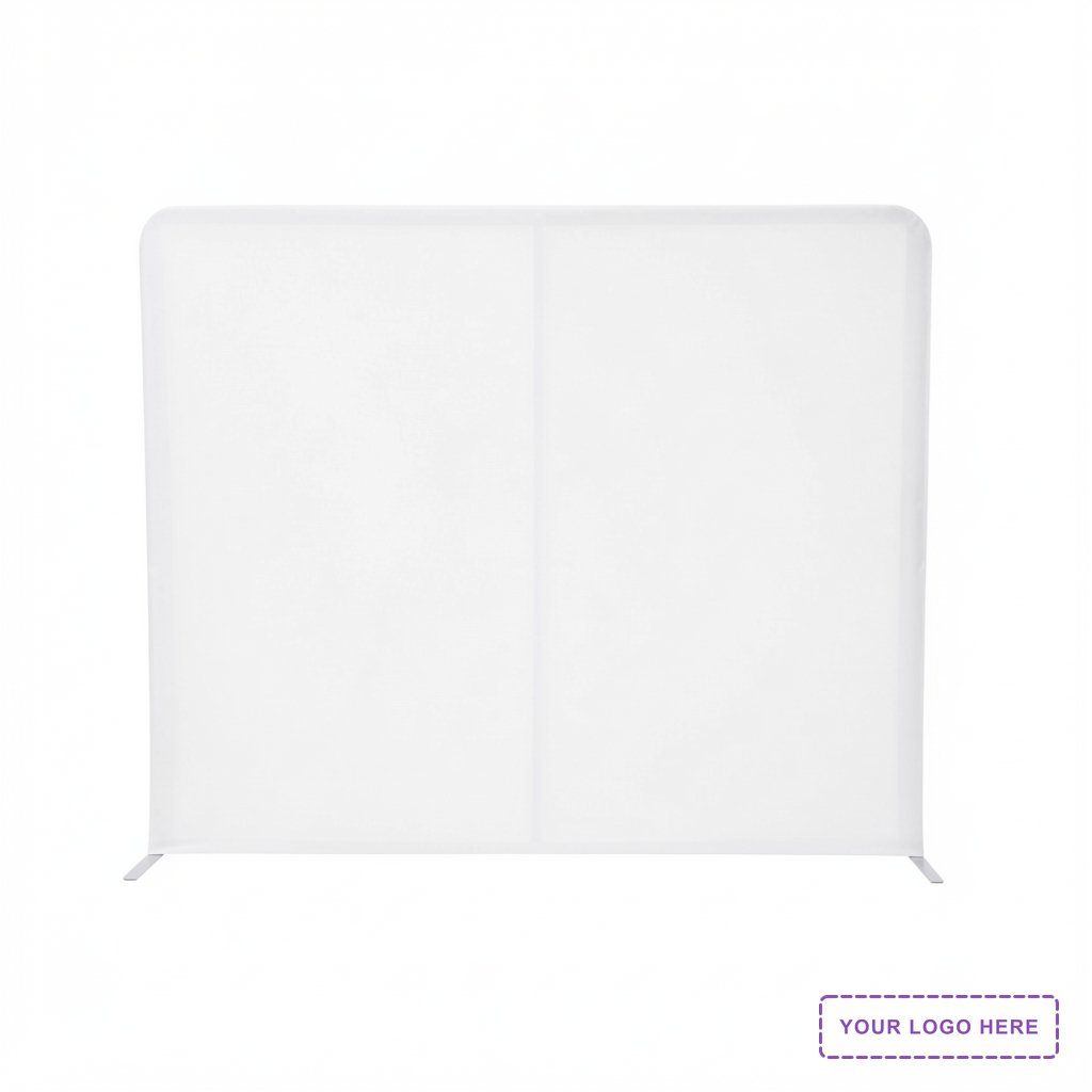 8'W x 72"H EuroFit™ Straight Wall Kit (Recycled Polyester Knit)