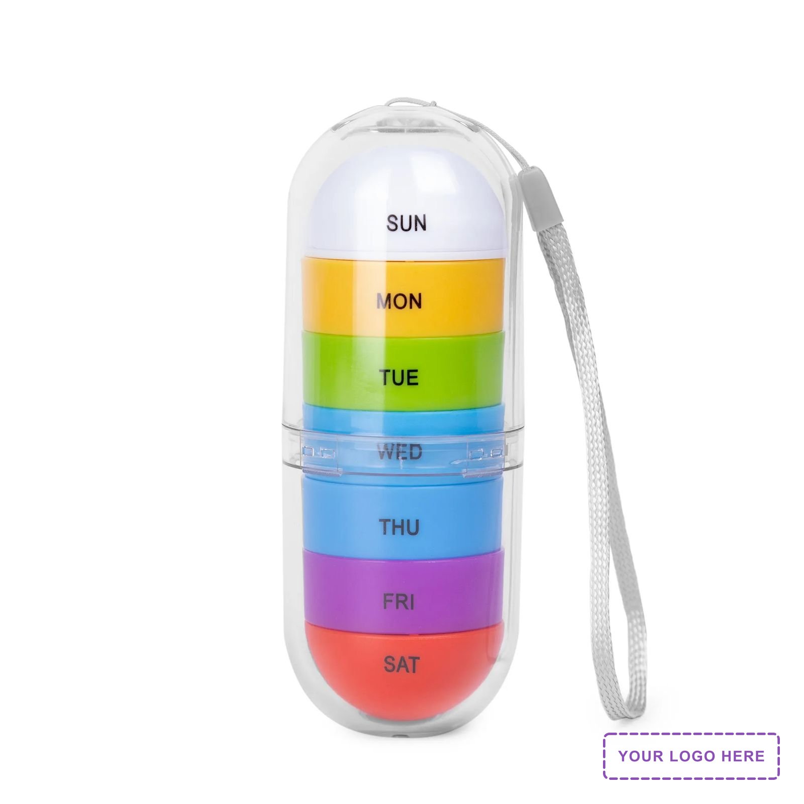 Capsule 7-Grid Pill Organizer