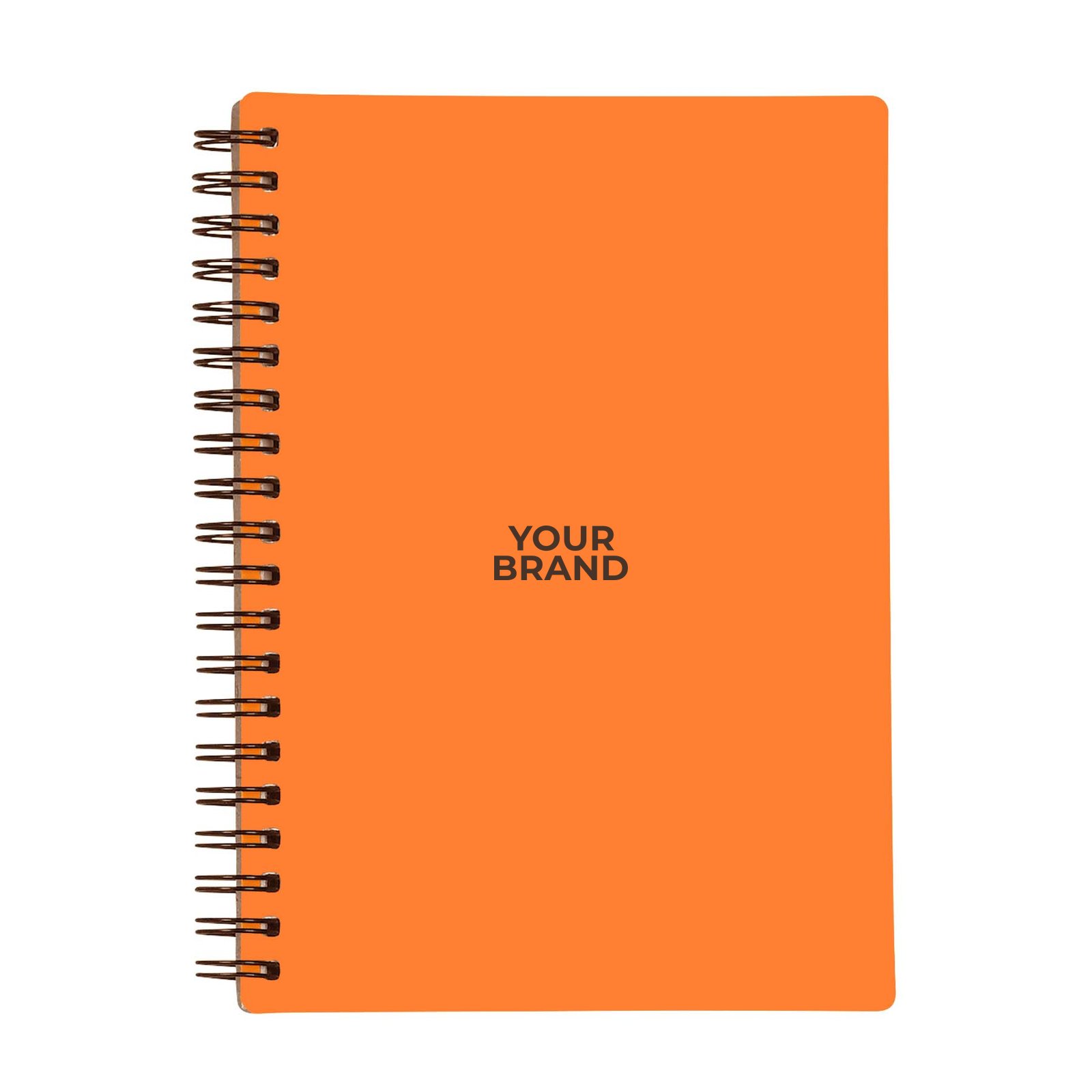 Rubbery Spiral Notebook with Recycled paper