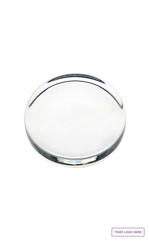 Flat Round Paperweight