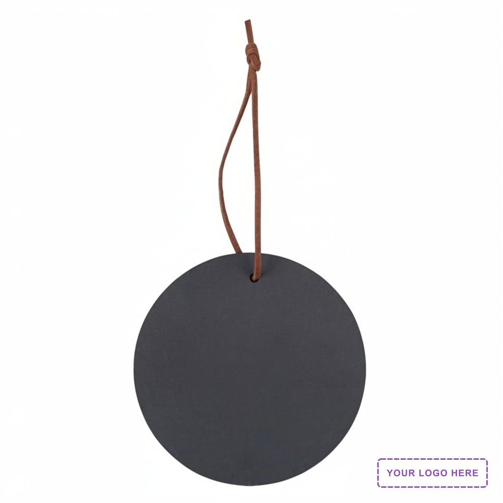 Slate Round Ornament