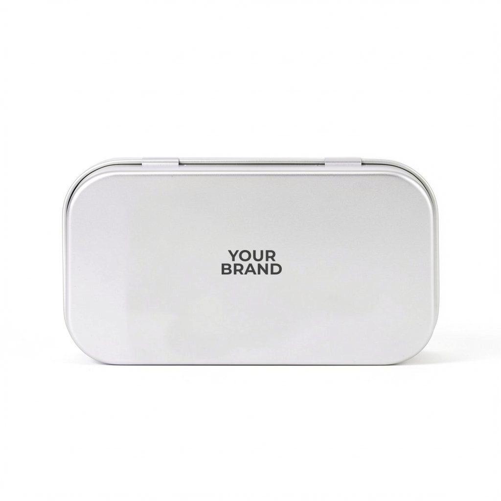 Rectangular Tin with Car Shaped Mints