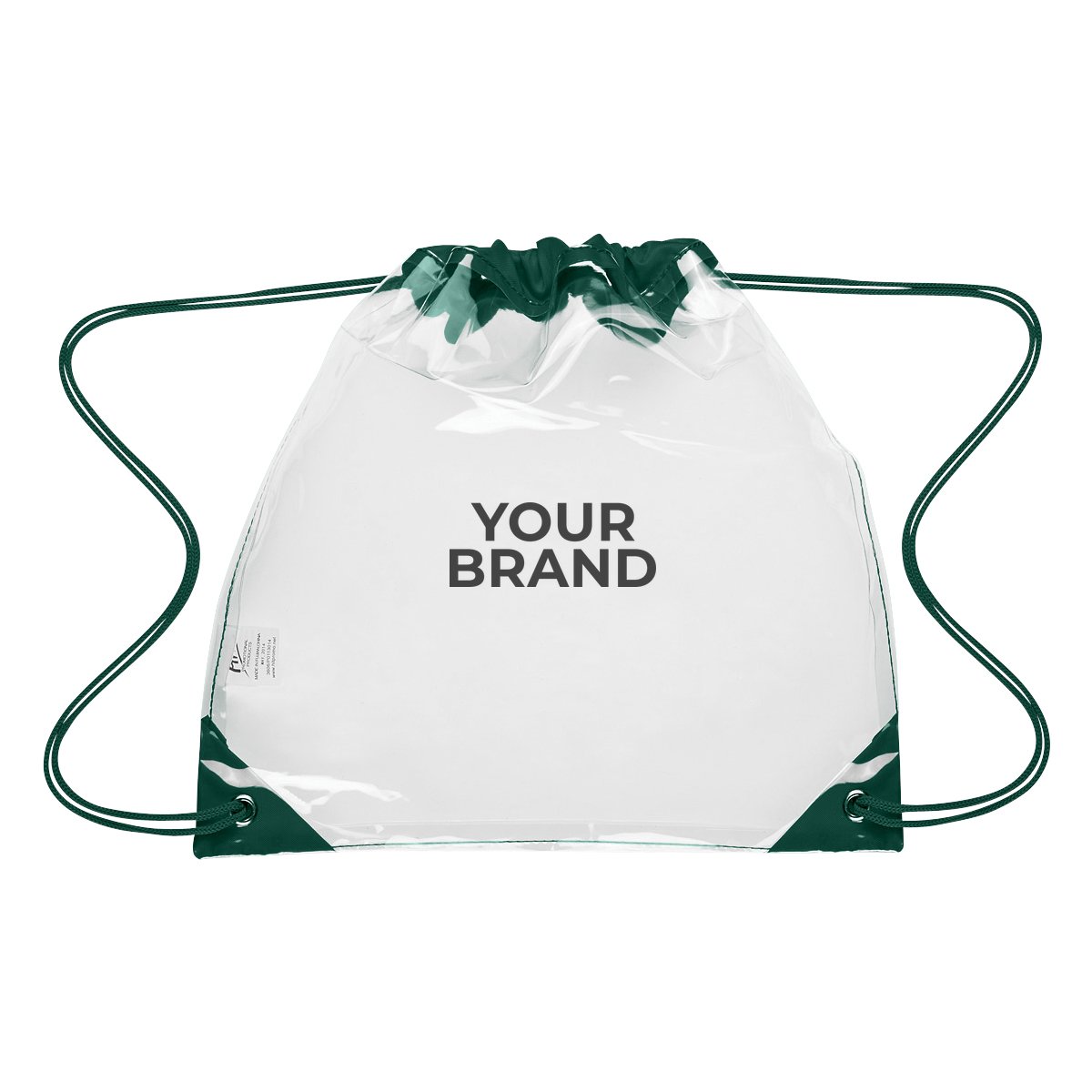 Touchdown Clear EVA Drawstring Backpack