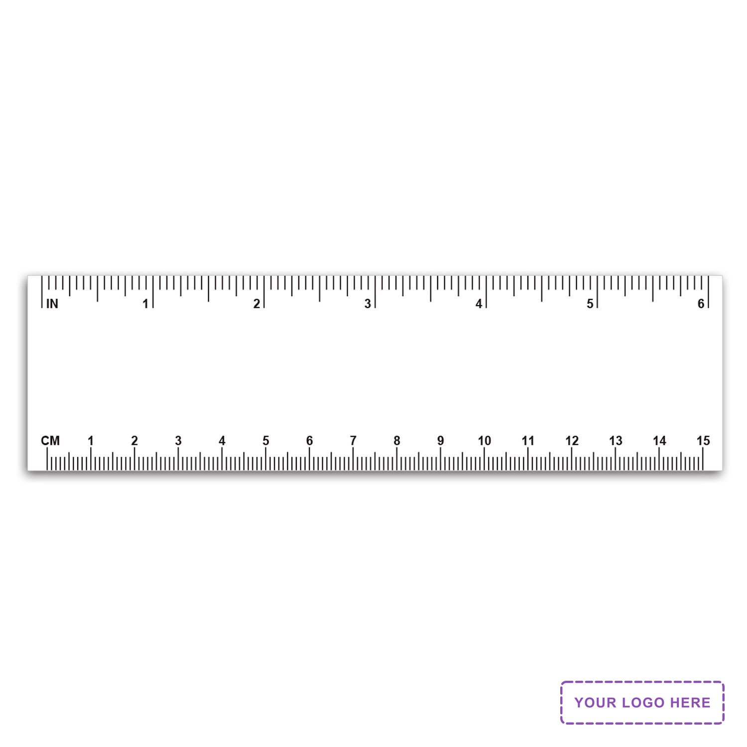 Plastic Ruler / Bookmark - 10 mil