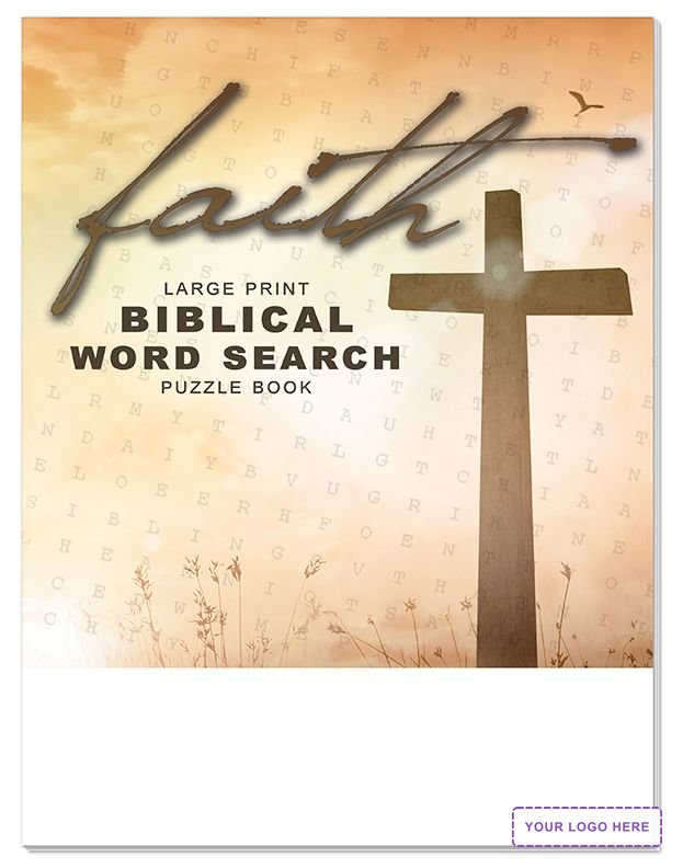 PUZZLE BOOK - Faith: Large Print Biblical Word Search Book