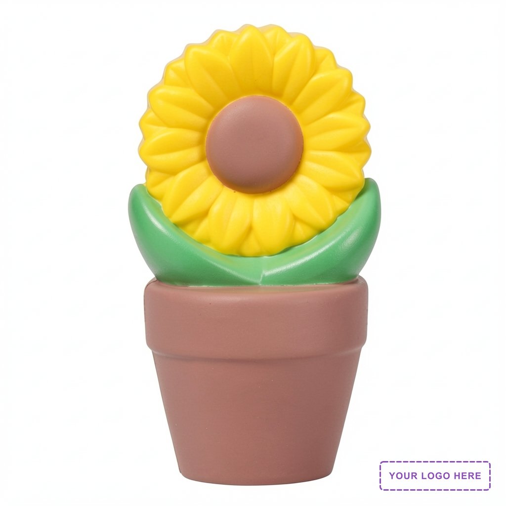 Sunflower In Pot Stress Reliever