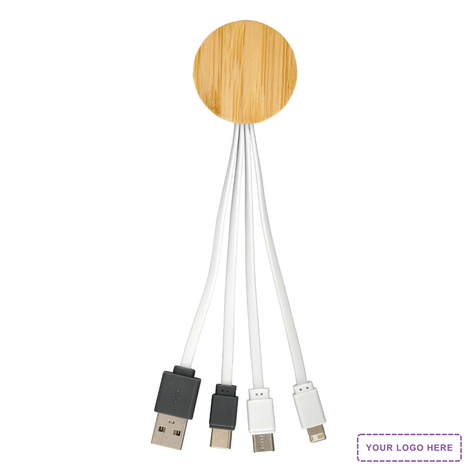 Round 3 In 1 Duo Bamboo Cable