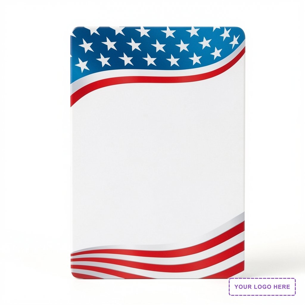 Stars & Stripes Theme Poker Size Playing Cards