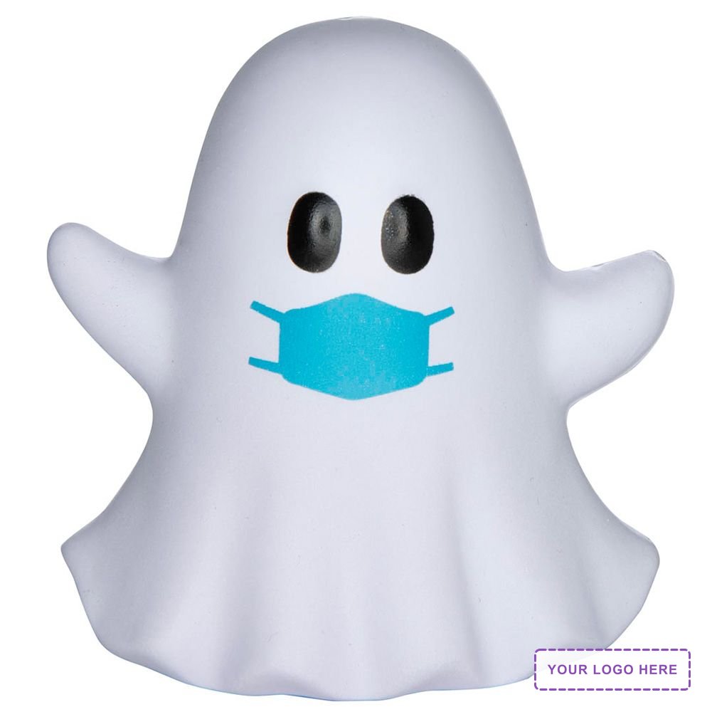 PPE Ghost Emoji Stress Reliever