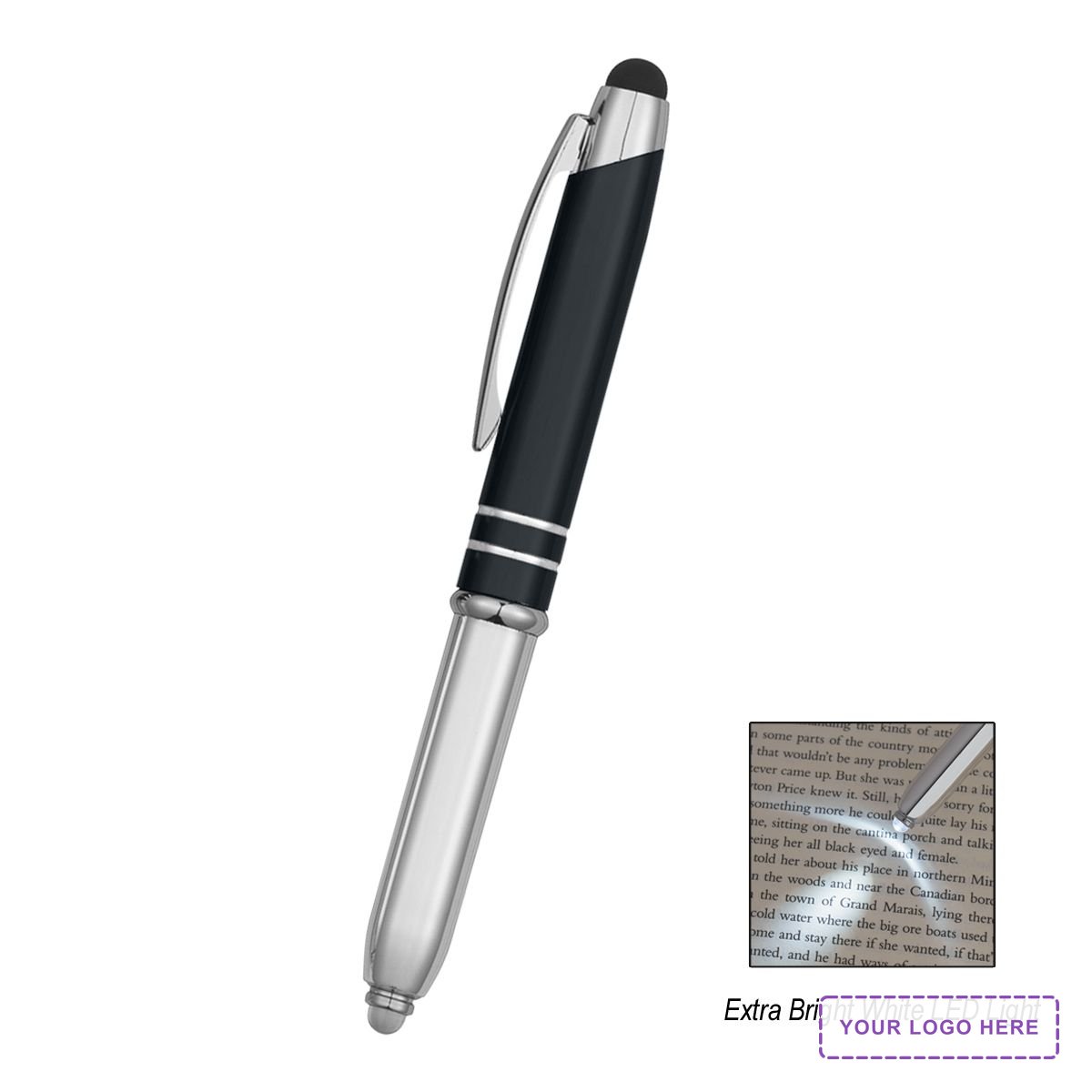 Ballpoint Stylus Pen With Light