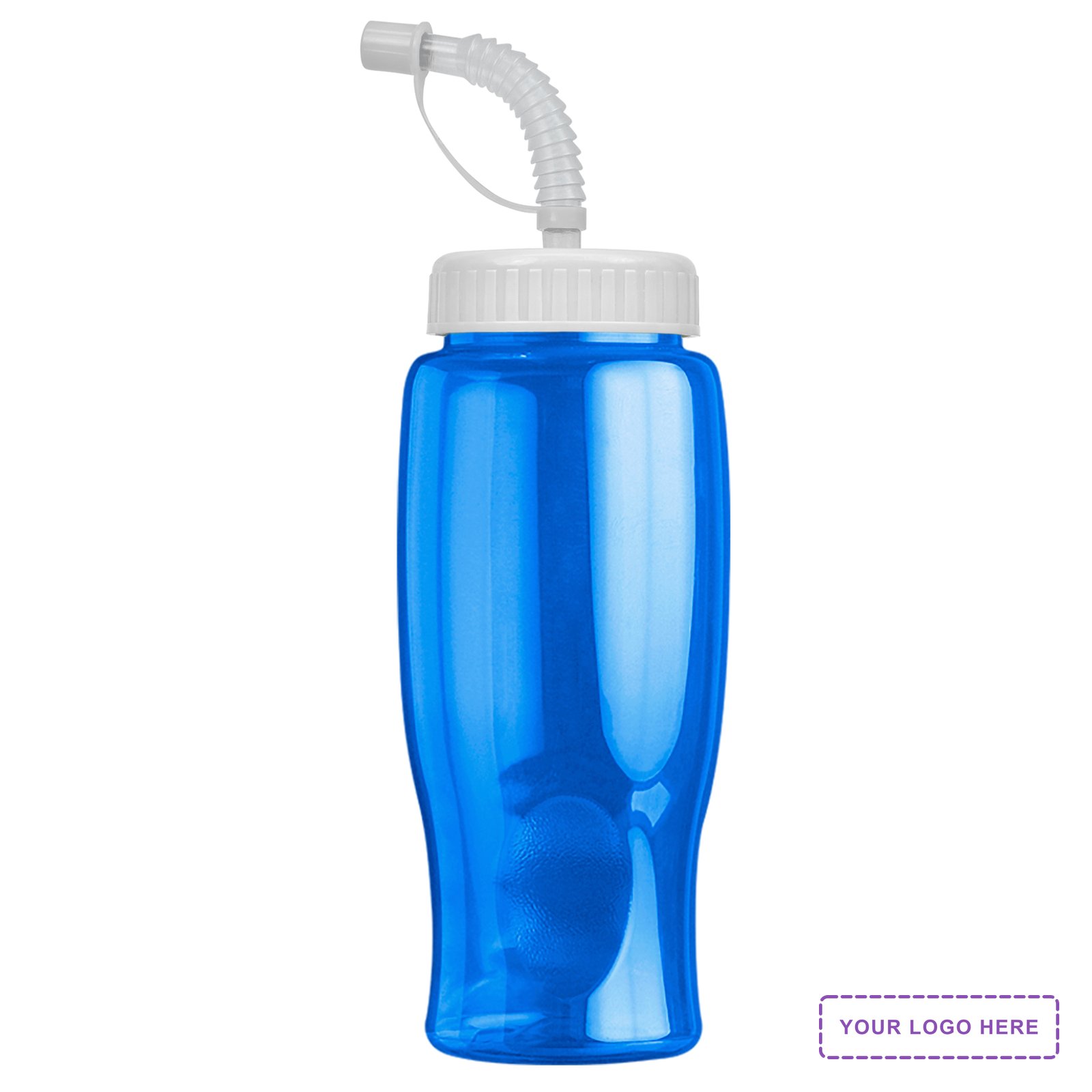 Garyline® Poly+ Bottle with Straw Lid - 27 oz.