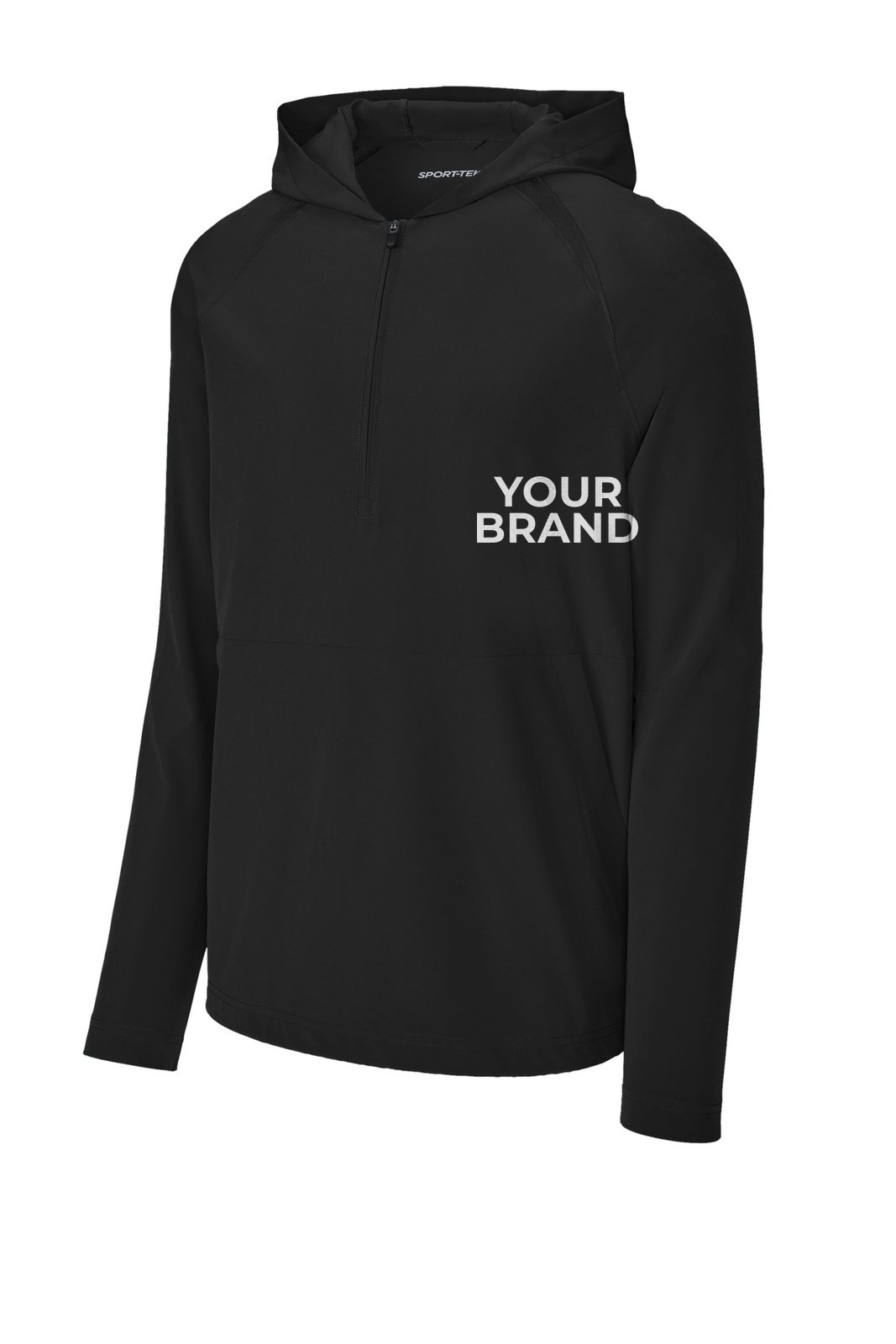 Sport-Tek Repeat 1/2-Zip Long Sleeve Hooded Jacket JST488