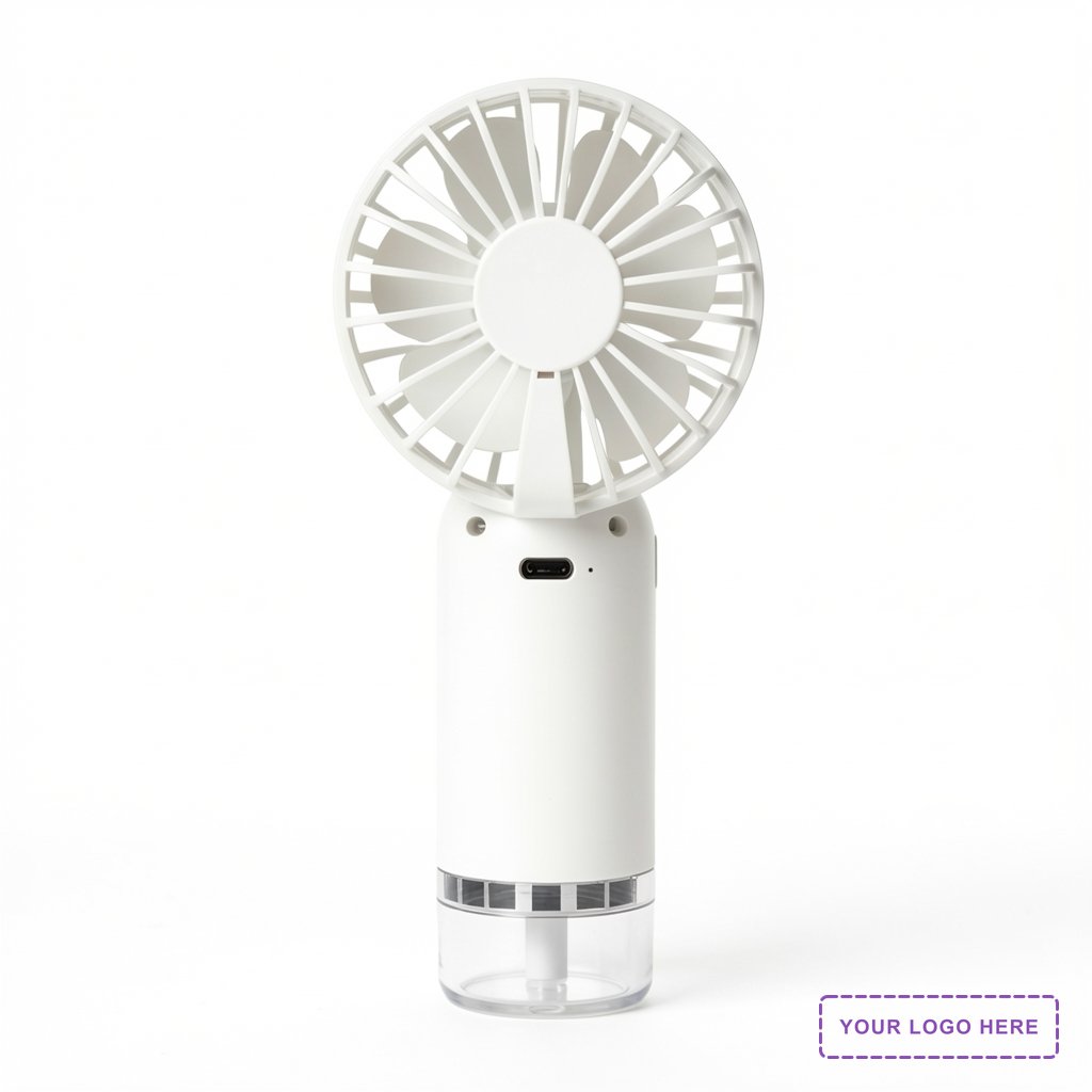 Best Buddy Tools ® Spritz Handheld Rechargeable Misting Fan