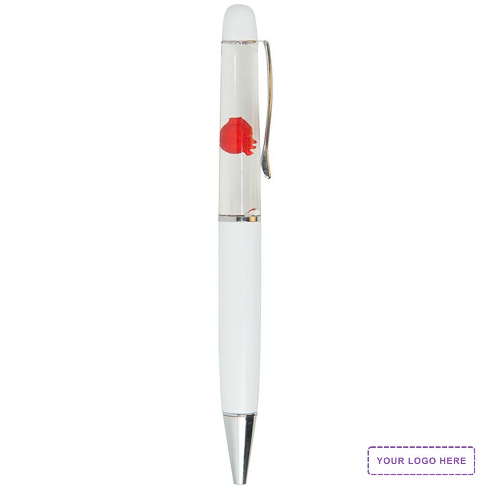 Floating Heart Ballpoint Pen