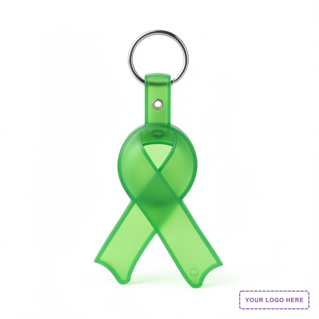 Awareness Ribbon Flexible Key Tag